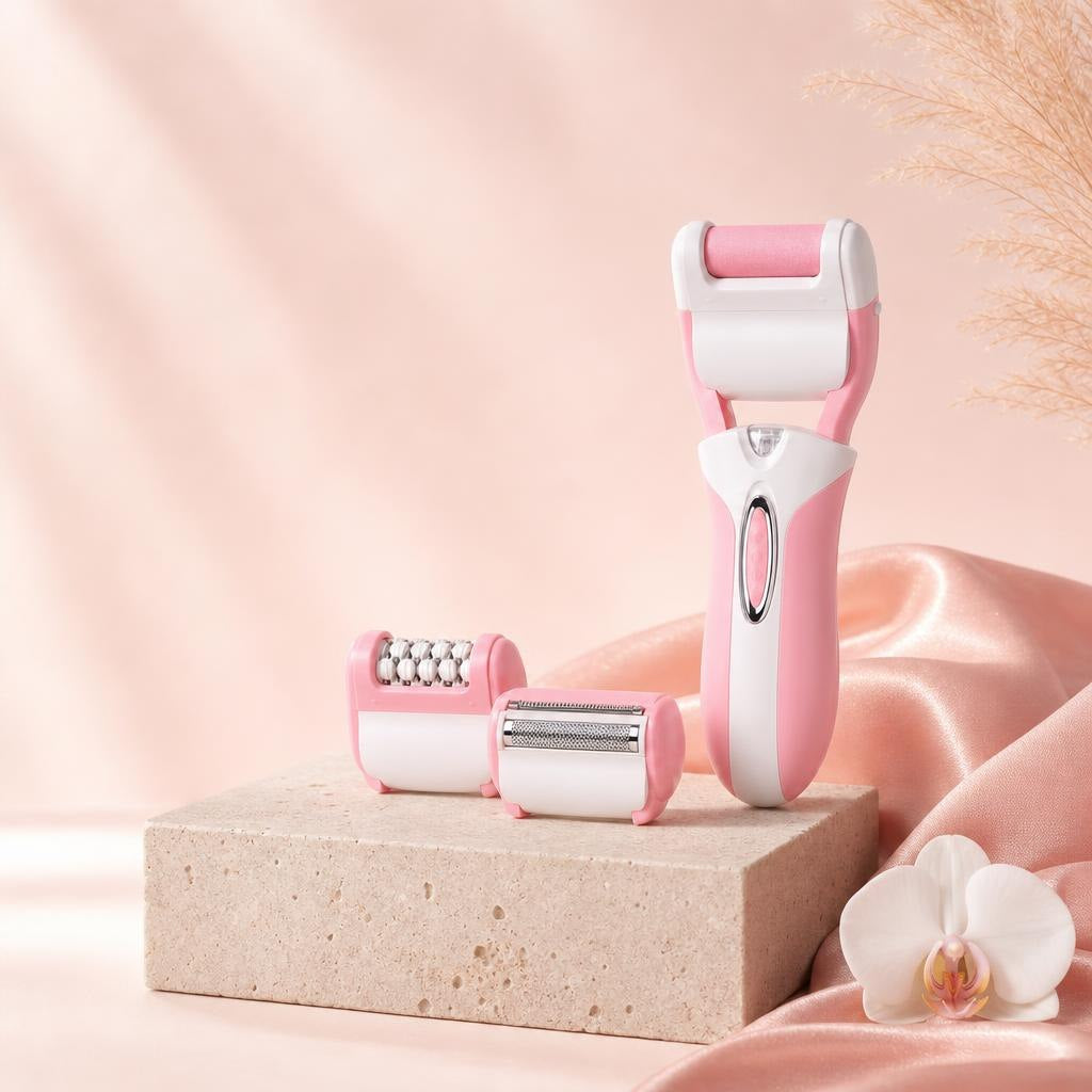 Epilator, shaver and foot smoother heads
