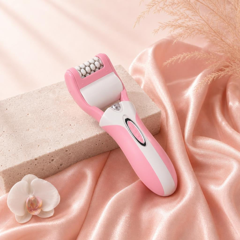 SilkyTrio with the epilator head, side view